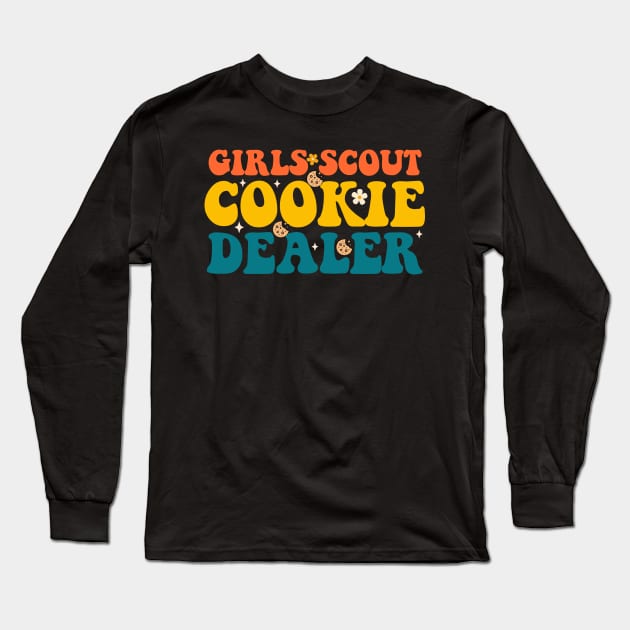 Girls Cookie Dealer Scout For Cookie scouting lover Women Long Sleeve T-Shirt by Emouran